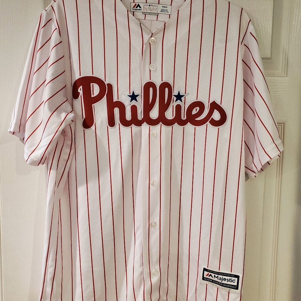 Philadelphia Phillies Jersey Medium Majestic Nwtag